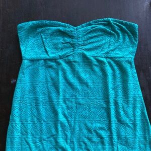 Roxy MAXI Dress Teal Gradient Size Small